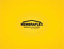 Tablet Screenshot of membraflex.com.br
